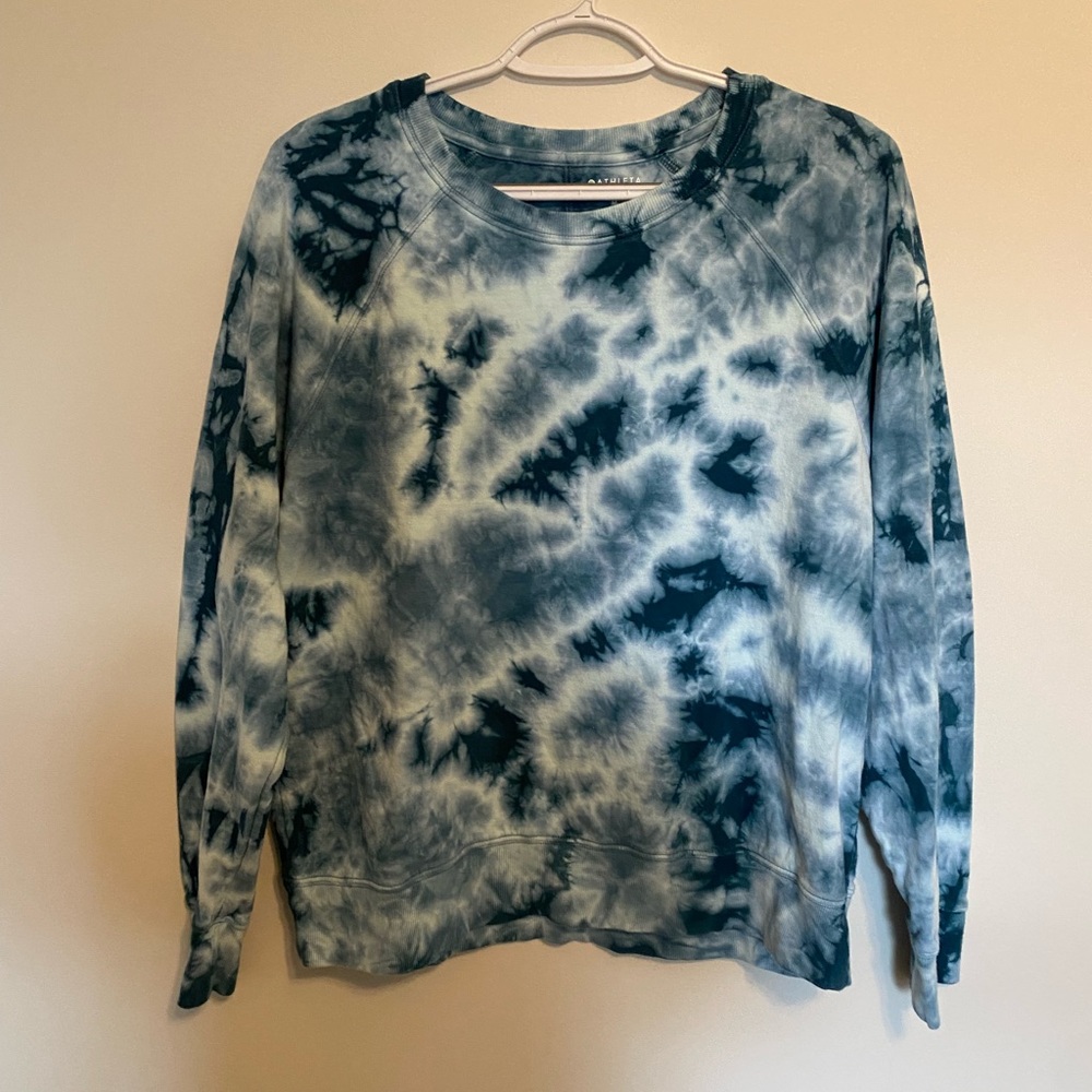 Athleta tie die sweatshirt